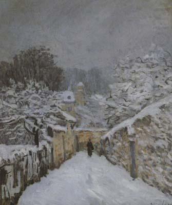 Alfred Sisley Snow at Louveciennes (san21) china oil painting image